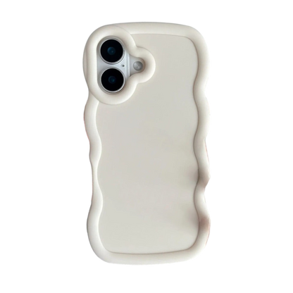 Ovitek "Wave" za iPhone 16 – Infostyle – Bež