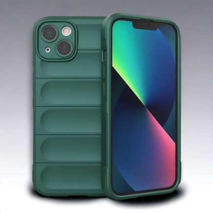 Silikonski ovitek "Valovi" za iPhone 12 Pro Max – Infostyle – Svetlo siva / TPU silikon