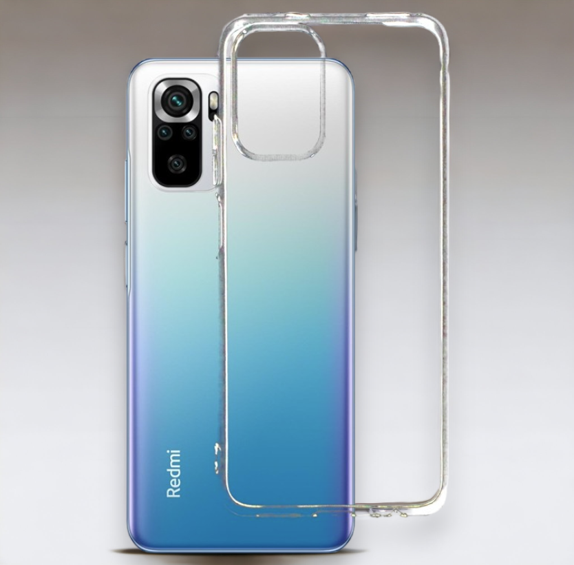 Silikonski ovitek za Xiaomi Redmi Note 10s (2mm) - transparent – Infostyle – Prozorna / Silikon