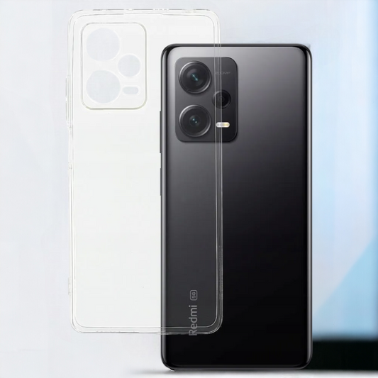 Silikonski ovitek "Ultra Clear" za Xiaomi Redmi Note 12 5G (1mm) - Prozoren – Infostyle – Prozorna / Silikon