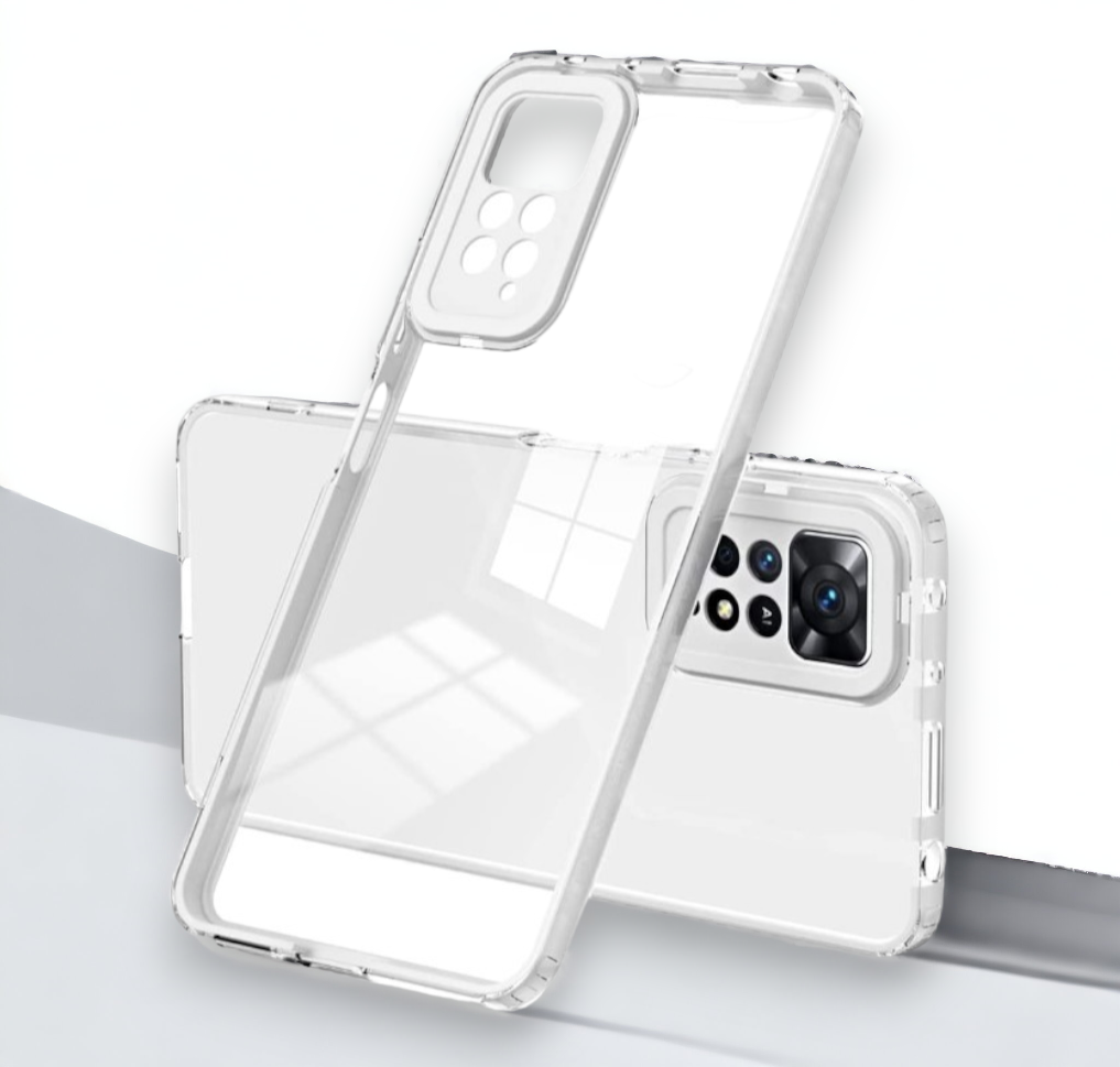 Silikonski ovitek "Armor Antishock" za Xiaomi Redmi Note 11 Pro 4G/5G - transparent – Infostyle – Prozorna / TPU silikon