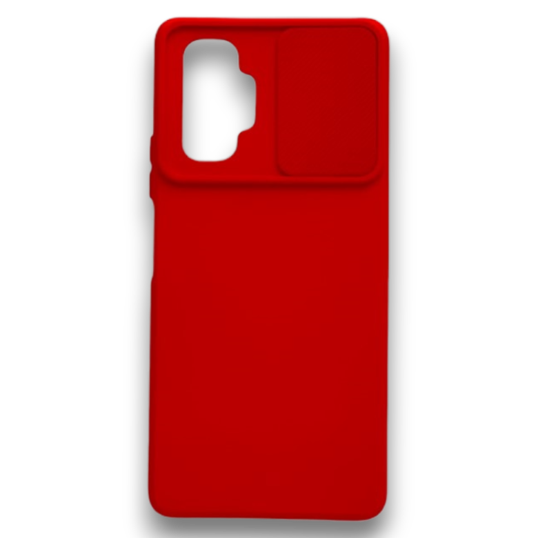Silikonski ovitek "Camshield Soft" za Xiaomi Redmi Note 10 Pro - Rdeča – Infostyle