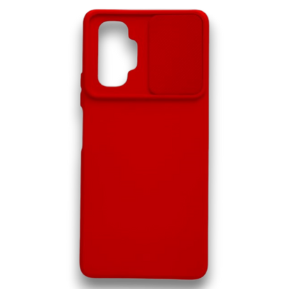 Silikonski ovitek "Camshield Soft" za Xiaomi Redmi Note 10 Pro - Rdeča – Infostyle