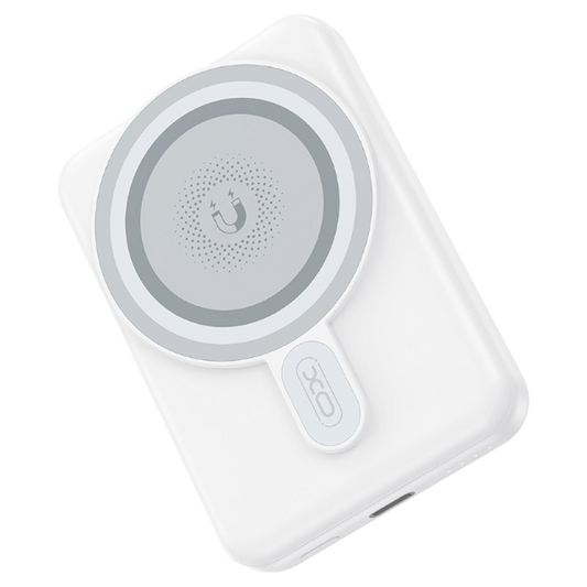 XO PR264 10000mAh prenosna baterija s 20W hitrim polnjenjem v beli barvi