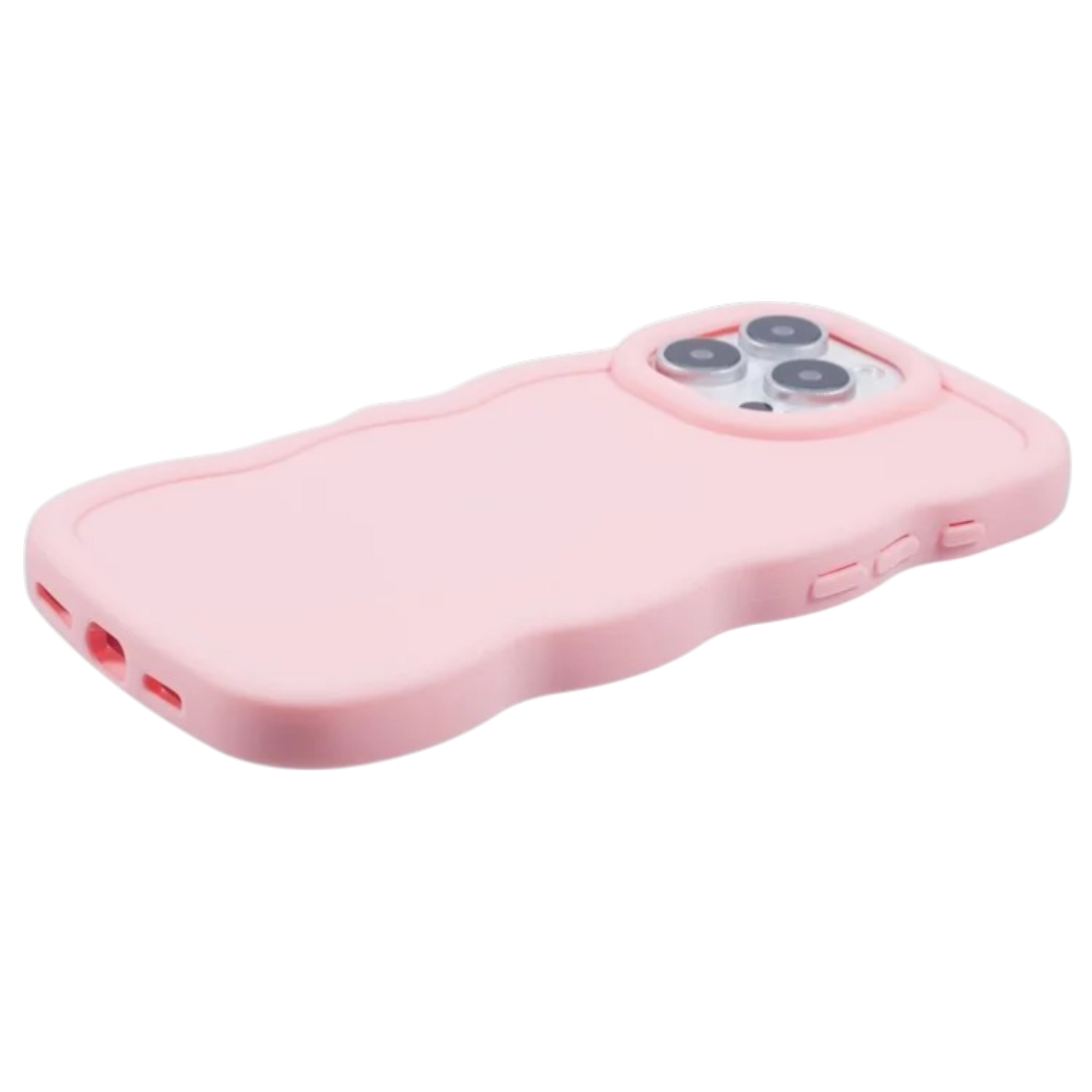 Ovitek "Wave" za iPhone 16 Pro Max, roza – Infostyle