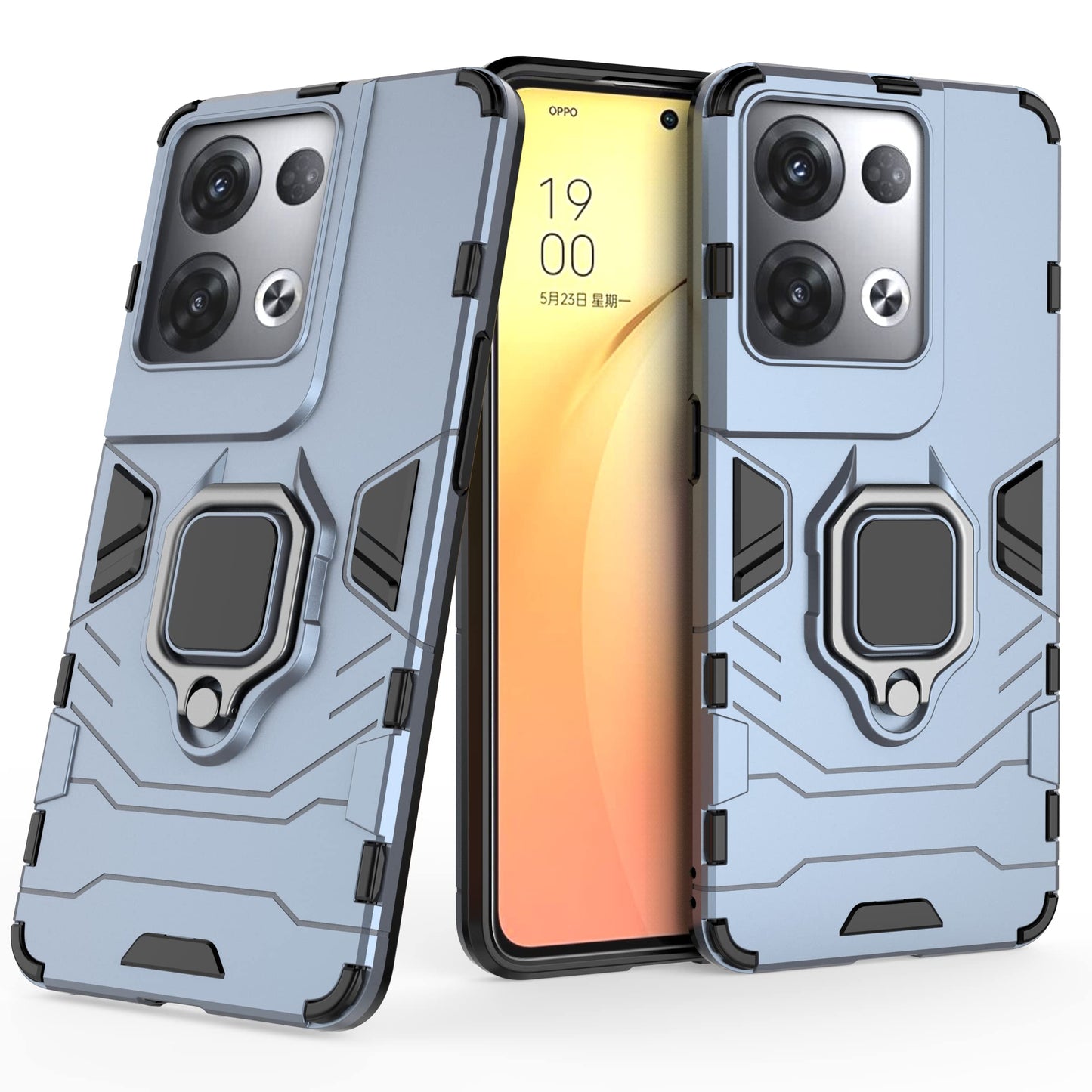Ring ovitek Oppo Reno8 Pro Plus modra