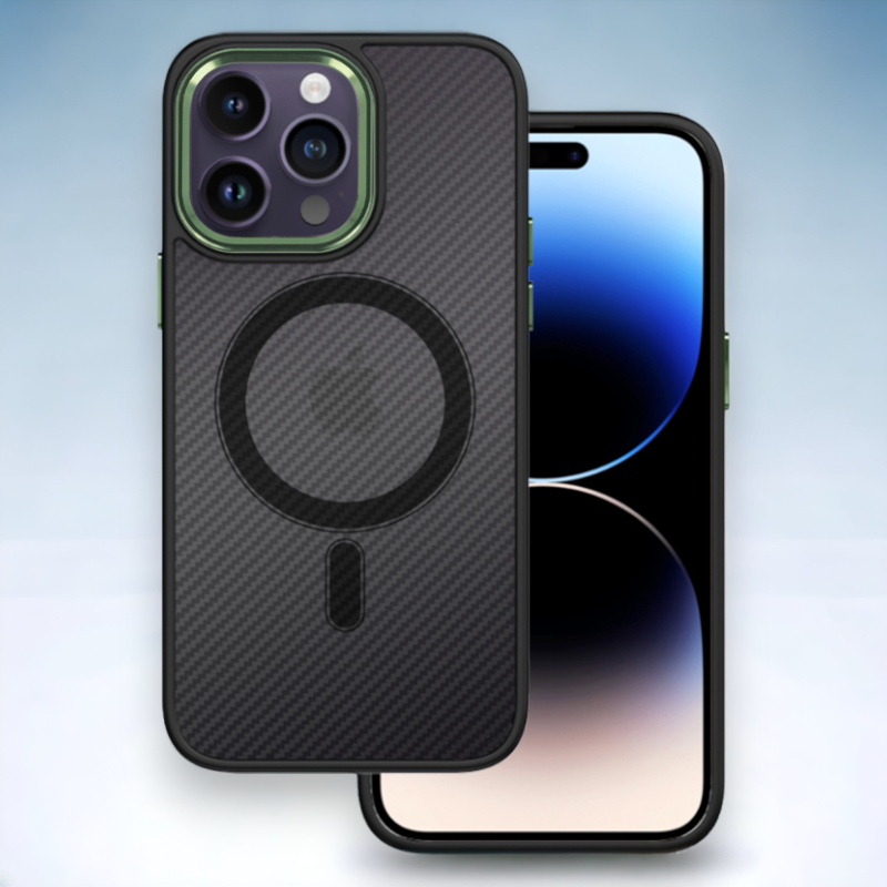 Ovitek "Magnetic Carbon - MagSafe" za iPhone 13 Pro Max – Tel Protect