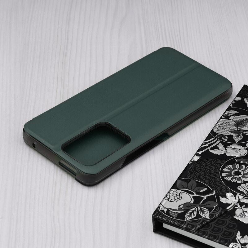 Pametna preklopna torbica za Xiaomi 11T Pro – Infostyle – Črna / Ekološko usnje + PC