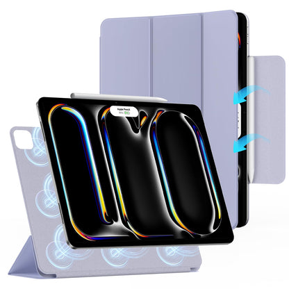 ZtotopCases futrola za iPad Pro 13 (2024) – magnetska, ultratanka, stalak, auto sleep/wake, ljubičasta