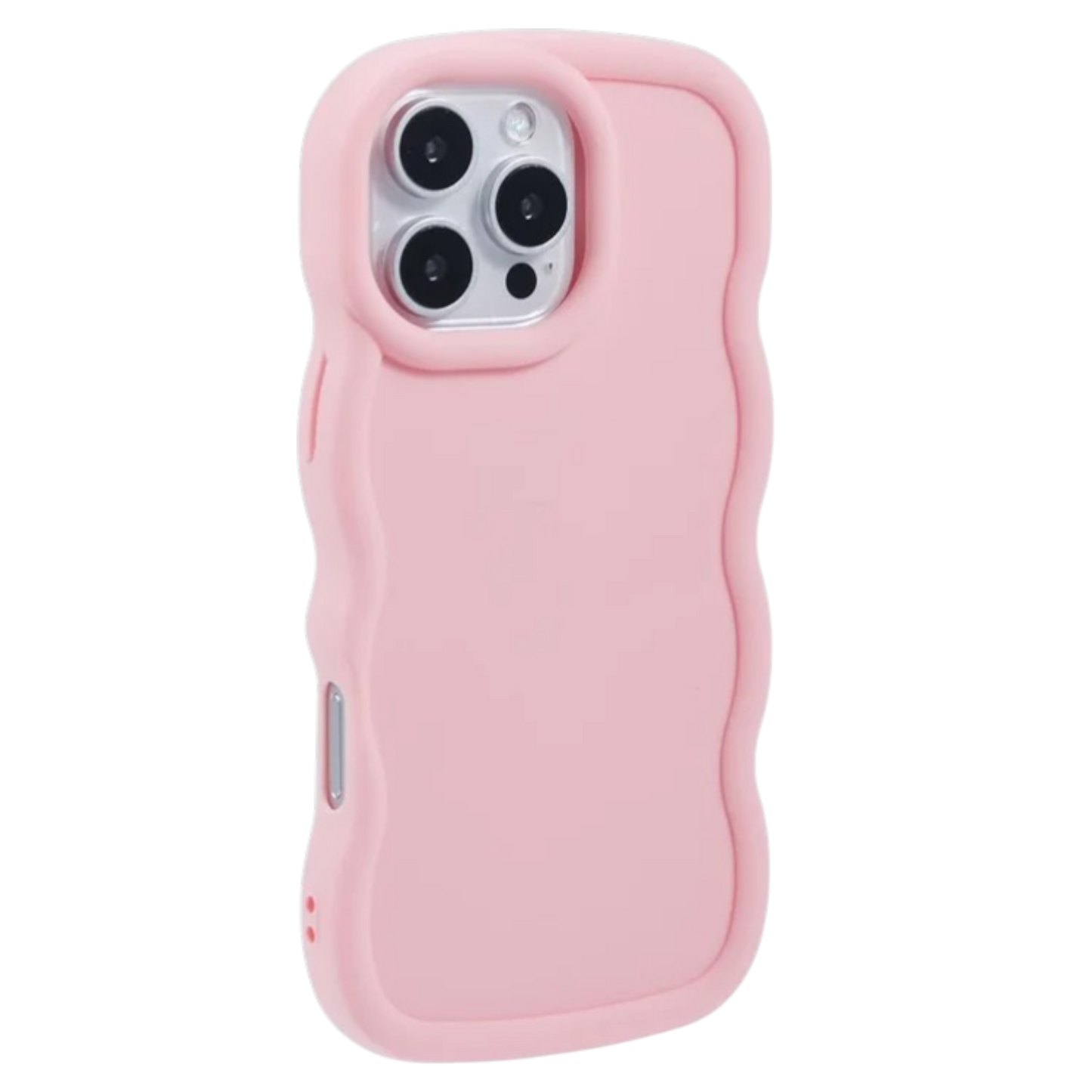 Ovitek "Wave" za iPhone 16 Pro Max, roza – Infostyle