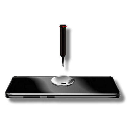 LITO - Zaščitna folija za telefon z UV lučko za Samsung Galaxy S22 Privacy