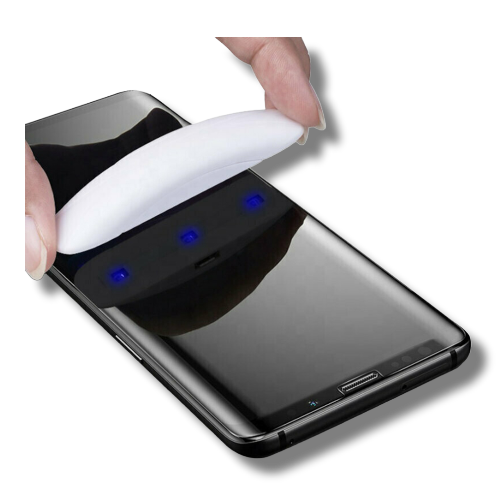 LITO - Zaščitna folija za telefon z UV lučko za Samsung Galaxy S22 Privacy