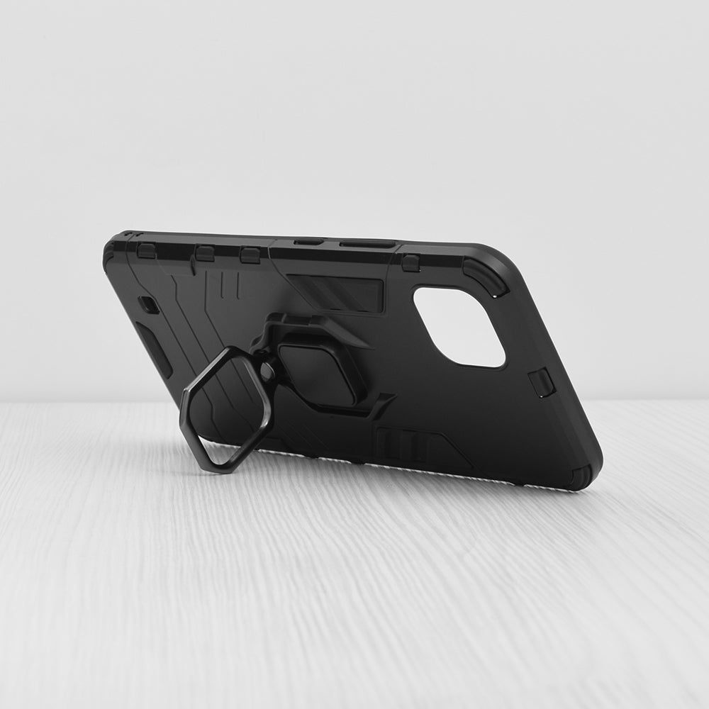 Silikonski ovitek "ring" za Realme C11 2021 - Črna – Infostyle
