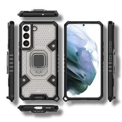 Silikonski ovitek "Honeycomb armor ring" za Samsung Galaxy S22 – Infostyle