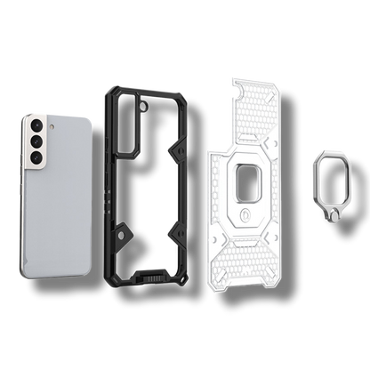 Silikonski ovitek "Honeycomb armor ring" za Huawei nova 9 - Modra – Infostyle