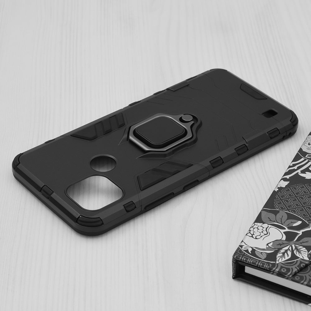 Silikonski ovitek "ring" za Realme C21 - Črna – Infostyle