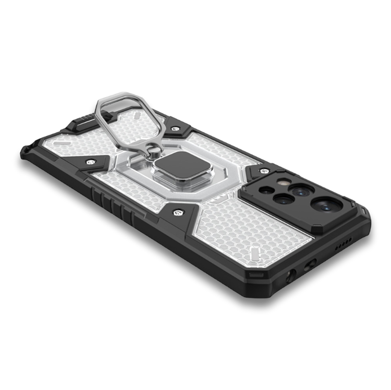 Silikonski ovitek "Honeycomb armor ring" za Xiaomi Redmi Note 11 Pro – Infostyle