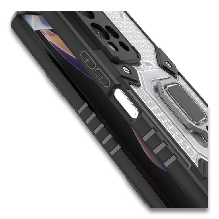 Silikonski ovitek "Honeycomb armor ring" za Xiaomi Redmi Note 11 Pro – Infostyle