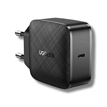 Polnilni adapter UGREEN 65W USB C – Črna