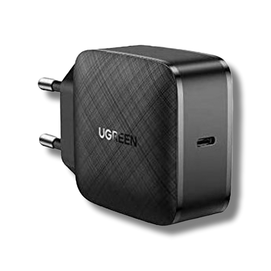 Polnilni adapter UGREEN 65W USB C – Črna