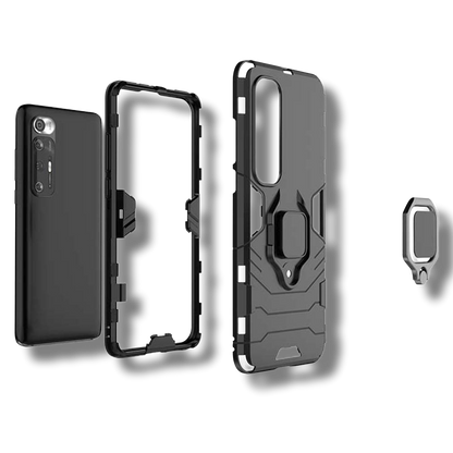 Silikonski ovitek "ring" za Samsung Galaxy S23 Plus - Črna – Infostyle