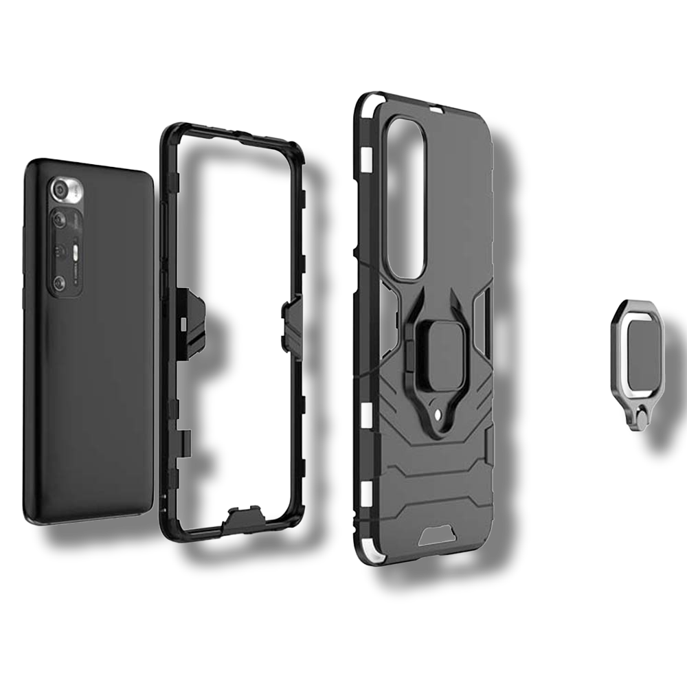 Silikonski ovitek "ring" za Realme C11 2021 - Črna – Infostyle