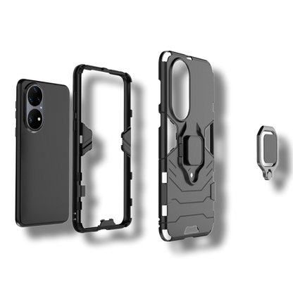 Silikonski ovitek "ring" za Huawei P50 - Črna – Infostyle