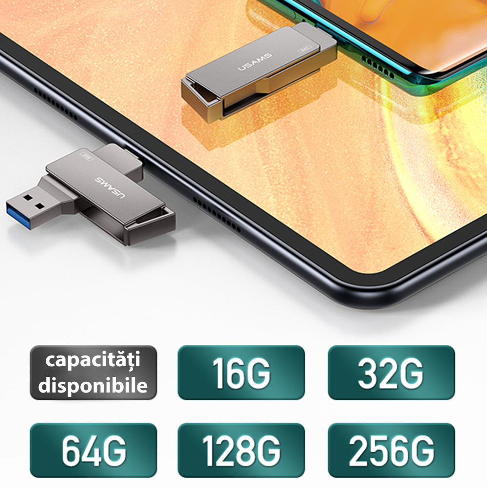 USB-C in USB ključ 32GB – Usams