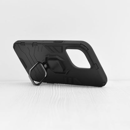 Silikonski ovitek "ring" za iPhone 14 - Črna – Infostyle