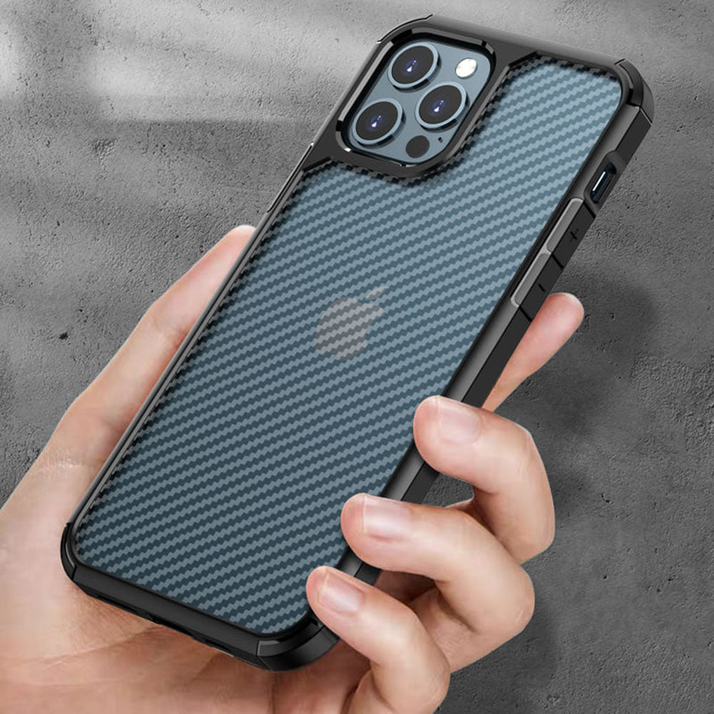 Ovitek "Carbon Fuse" za iPhone 14 Pro Max – Infostyle