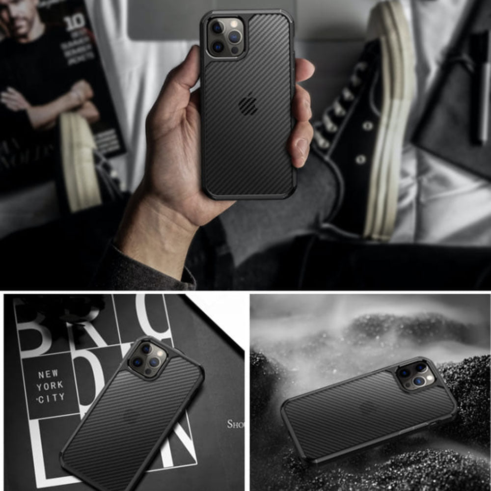 Ovitek "Carbon Fuse" za iPhone 14 Plus – Infostyle