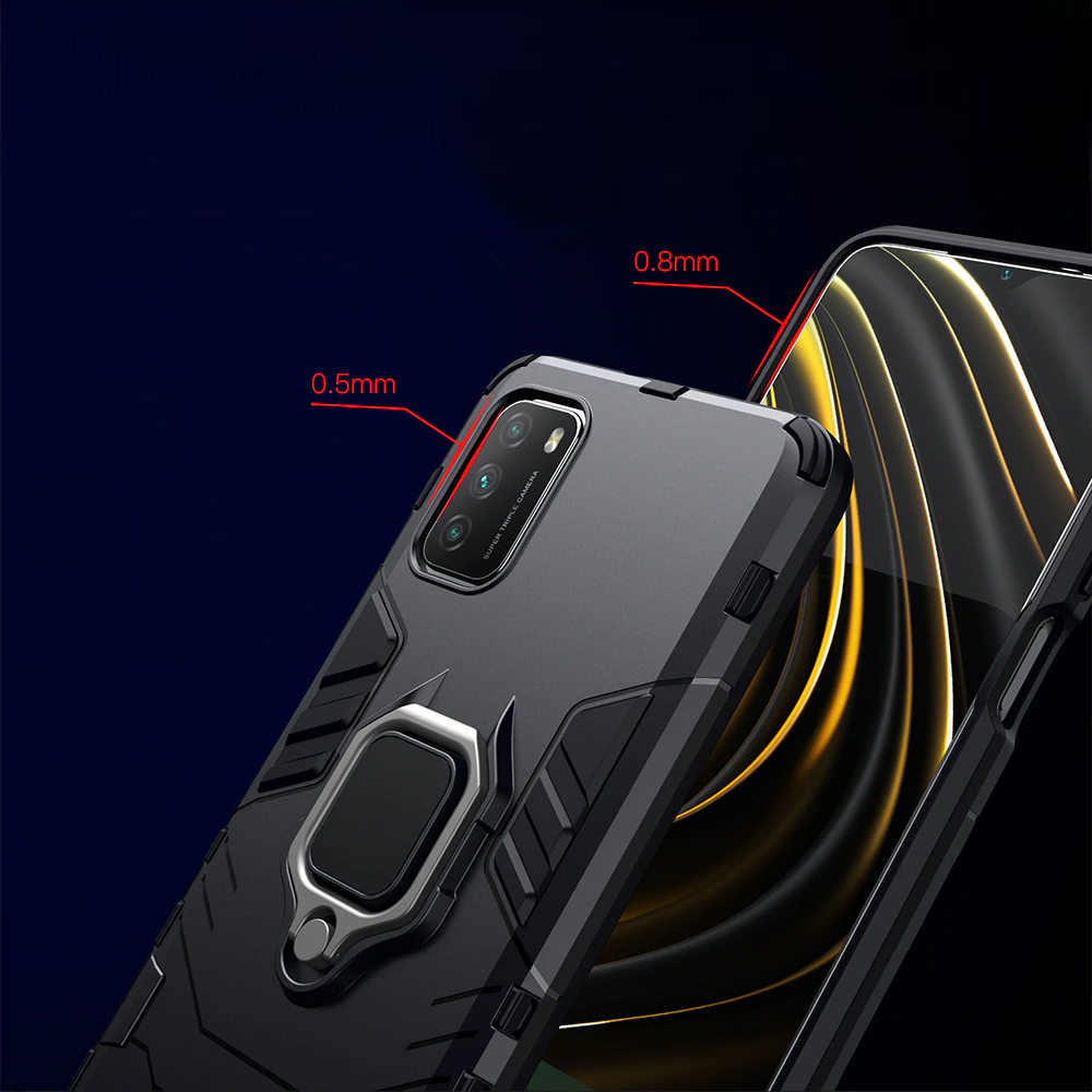 Silikonski ovitek "ring" za Samsung Galaxy S23 Plus - Črna – Infostyle