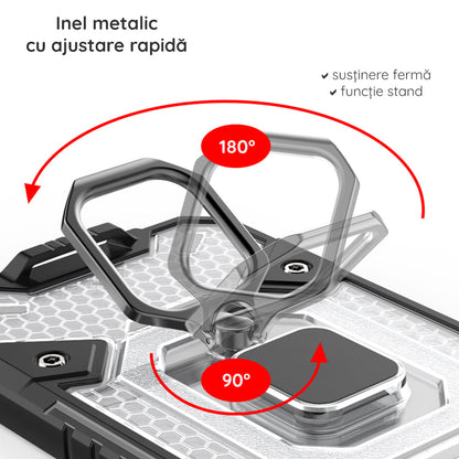 Silikonski ovitek "Honeycomb armor ring" za Xiaomi Poco X3 / X3 Pro – Infostyle