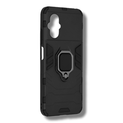 Silikonski ovitek "ring" za Xiaomi Poco M5 - Črna – Infostyle