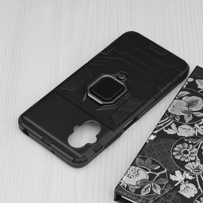 Silikonski ovitek "ring" za Xiaomi Poco M5 - Črna – Infostyle