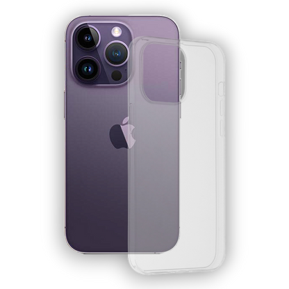 Silikonski ovitek za iPhone 14 Pro Max (2mm) - Prozoren – Techsuit – Prozorna / Silikon