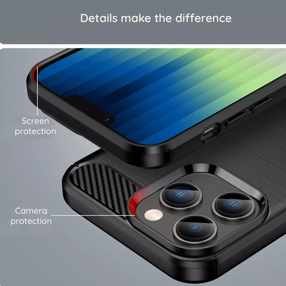 Silikonski ovitek "carbon" za Mi 11 Ultra - Črna – Techsuit