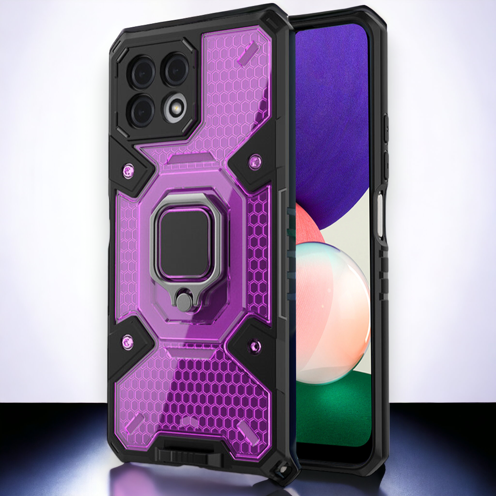 Silikonski ovitek "Honeycomb armor ring" za Samsung Galaxy A22 5G – Infostyle