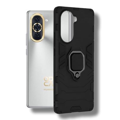 Silikonski ovitek "ring" za Huawei nova 10 - Črna – Infostyle