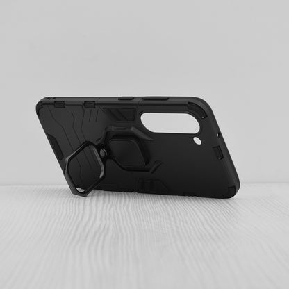 Silikonski ovitek "ring" za Samsung Galaxy S23 - Črna – Infostyle