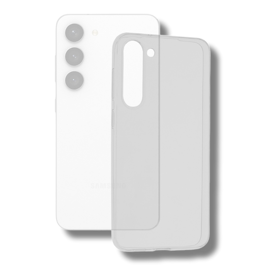 Silikonski ovitek "Ultra Slim" za Samsung Galaxy S23 Plus (0.3mm) - Prozoren – Infostyle – Prozorna / Silikon
