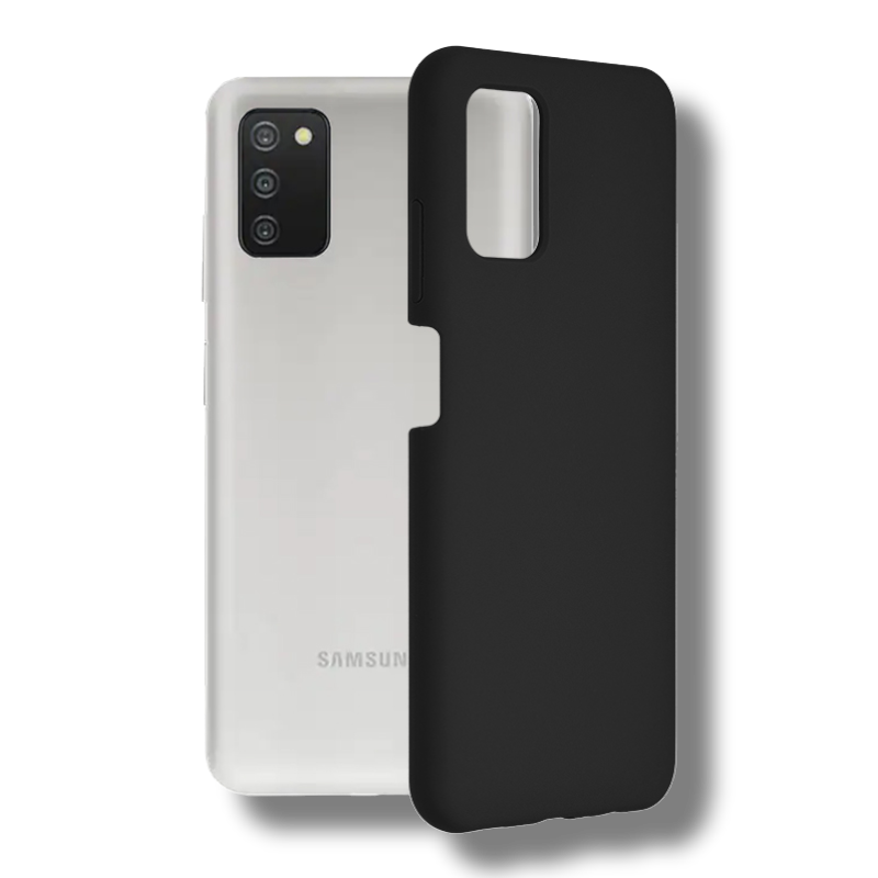 Silikonski ovitek "Soft Edge" za Samsung Galaxy A03S - Črna – Techsuit