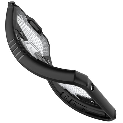 Silikonski ovitek "Honeycomb armor ring" za Xiaomi Redmi 9AT – Infostyle