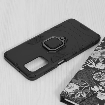 Silikonski ovitek "ring" za Xiaomi Redmi Note 10S - Črna – Infostyle
