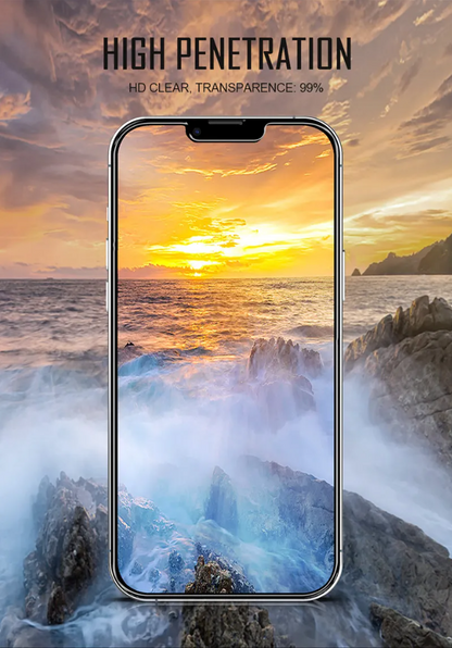 Zaščitno steklo "Premium" za Apple iPhone serije 12 in 13 - s črno obrobo – Infostyle – iPhone 12
