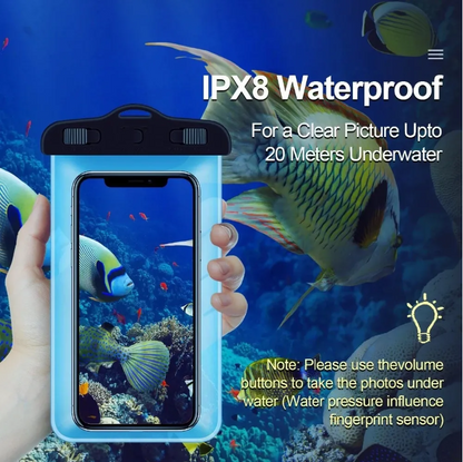 Vodoodporna vrečka za telefon - 13.97cm (max) – Infostyle – Oranžna