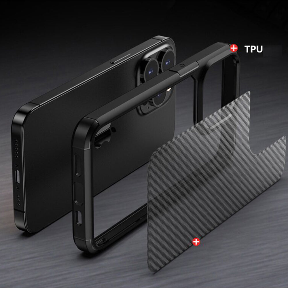 Ovitek "Carbon Fuse" za iPhone 14 Pro Max – Infostyle