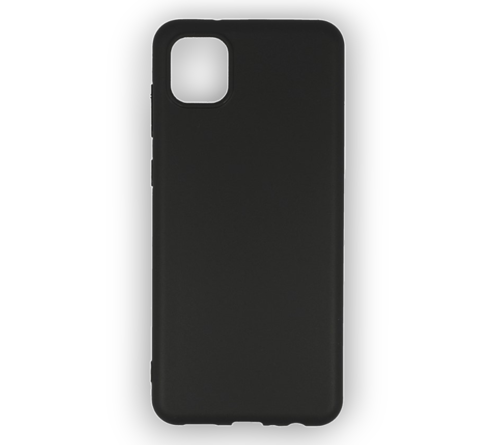 Silikonski ovitek "matt" za Samsung Galaxy A04 - Črna – Infostyle