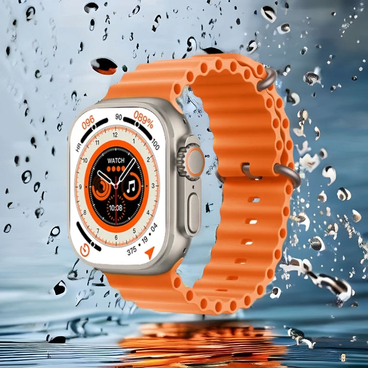 Pametna ura X8 Ultra – W&O – Oranžna