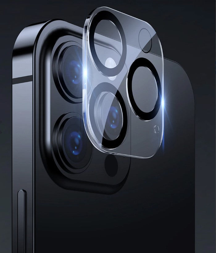 Zaščita za zadnje kamere "Hard silk print lens glass" za iPhone 14/ 14 Plus – Chief Max
